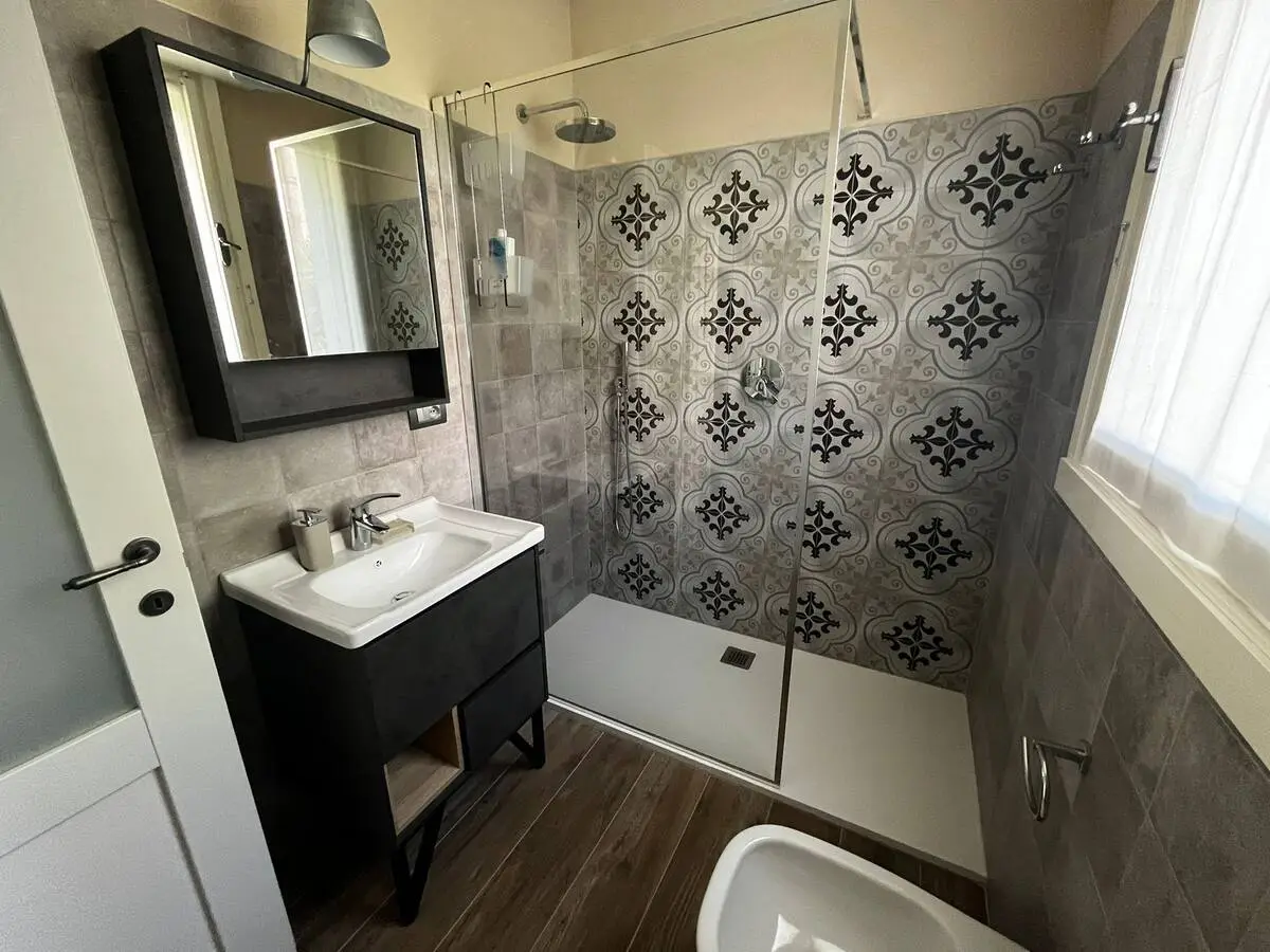 Bagno spazioso della casa vacanze su Lago di Como